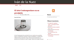 Desktop Screenshot of ivandelanuez.org