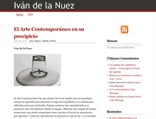 Tablet Screenshot of ivandelanuez.org